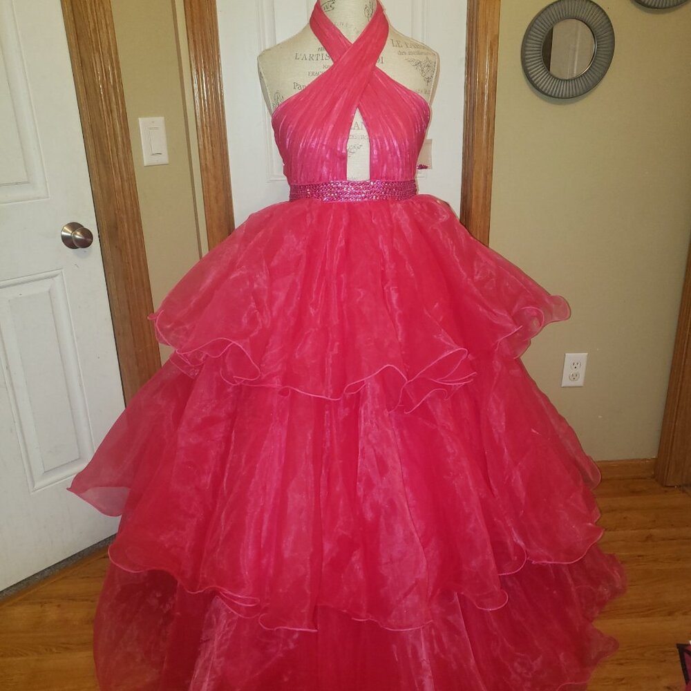 Barbie Pink Dandanli Gown Size 16 Girls New
